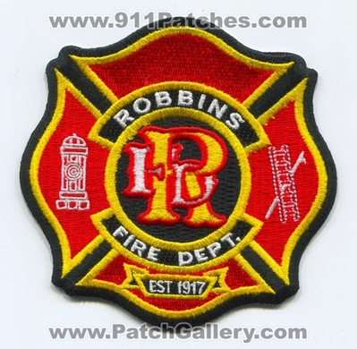 Robbins Fire Department Patch (Illinois)
Scan By: PatchGallery.com
Keywords: dept. est 1917