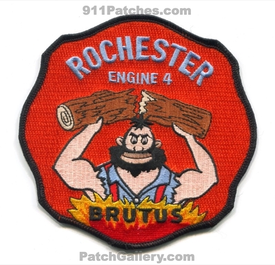 Rochester Fire Department Engine 4 Patch (New York)
Scan By: PatchGallery.com
Keywords: dept. company co. station brutus