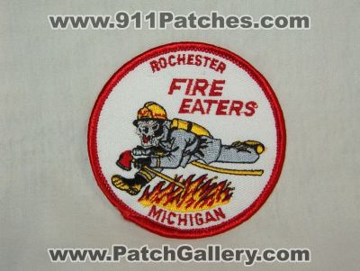 Rochester Fire Eaters (Michigan)
Thanks to Walts Patches for this picture.
Keywords: department dept.