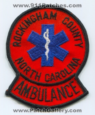 Rockingham County Ambulance Patch (North Carolina)
Scan By: PatchGallery.com
Keywords: co. ems