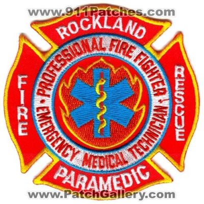 Rockland Fire Rescue Paramedic (Massachusetts)
Scan By: PatchGallery.com
Keywords: professional firefighter emergency medical technician emt