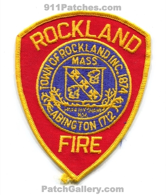 Rockland Fire Department Patch (Massachusetts)
Scan By: PatchGallery.com
Keywords: town of dept. inc. 1874 abington 1712