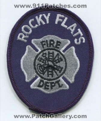 Rocky Flats Fire Department Patch (Colorado)
[b]Scan From: Our Collection[/b]
Keywords: dept.