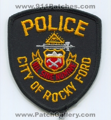 Rocky Ford Police Department Patch (Colorado)
Scan By: PatchGallery.com
Keywords: city of dept.