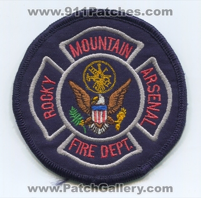 Rocky Mountain Arsenal Fire Department US Army Military Patch (Colorado) (Defunct)
[b]Scan From: Our Collection[/b]
Keywords: mtn. dept.