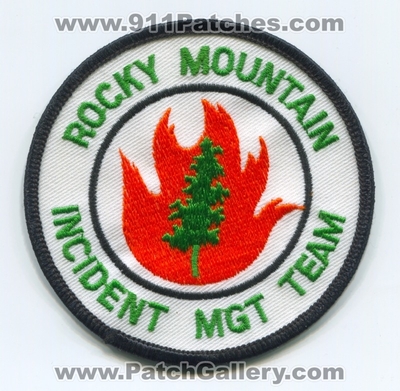 Rocky Mountain Incident Management Team IMT Forest Fire Wildfire Wildland Patch (Colorado)
[b]Scan From: Our Collection[/b]
Keywords: mtn. mgt.