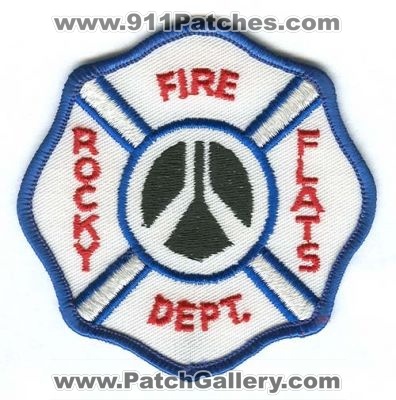 Rocky Flats Fire Dept Patch (Colorado)
[b]Scan From: Our Collection[/b]
Keywords: colorado department