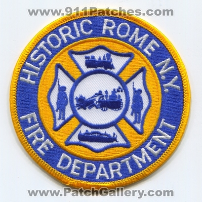 Rome Fire Department Patch (New York)
Scan By: PatchGallery.com
Keywords: historic dept. n.y.