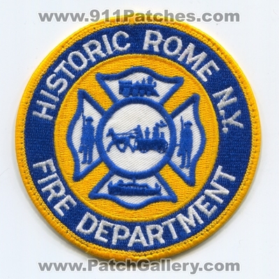 Rome Fire Department Patch (New York)
Scan By: PatchGallery.com
Keywords: historic dept. n.y.