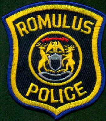 Romulus Police
Thanks to EmblemAndPatchSales.com for this scan.
Keywords: michigan