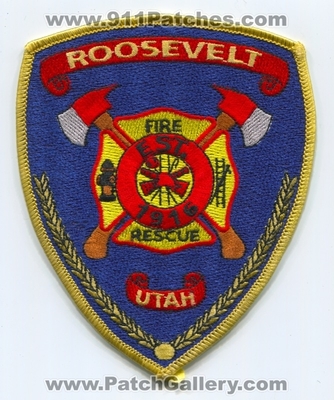 Roosevelt Fire Rescue Department Patch (Utah)
Scan By: PatchGallery.com
Keywords: dept.