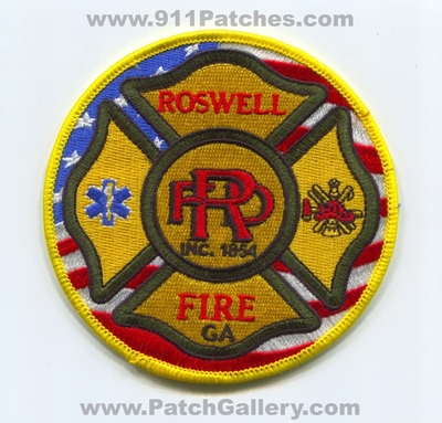 Roswell Fire Department Patch (Georgia)
Scan By: PatchGallery.com
Keywords: dept. rfd inc. 1854