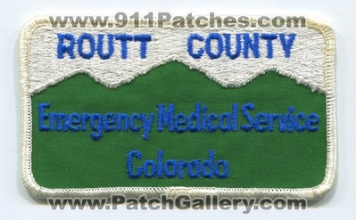 Routt County Emergency Medical Services EMS Patch (Colorado)
[b]Scan From: Our Collection[/b]
Keywords: co. ambulance emt paramedic