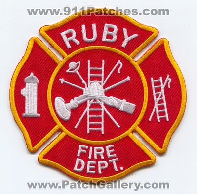 Ruby Fire Department Patch (New York)
Scan By: PatchGallery.com
Keywords: dept.