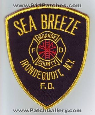 Sea Breeze Fire Department (New York)
Thanks to Dave Slade for this scan.
Keywords: dept. monroe county irondequoit n.y.