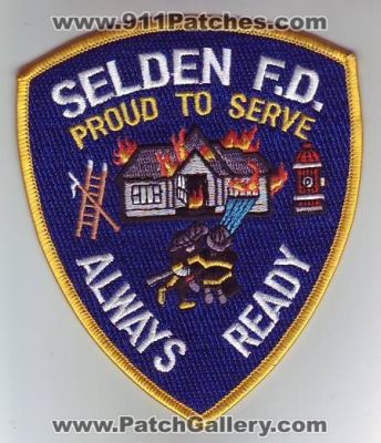 Selden Fire Department (New York)
Thanks to Dave Slade for this scan.
Keywords: dept. f.d.