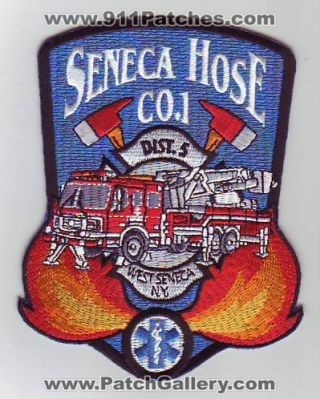 Seneca Hose Fire Company 1 District 5 Department (New York)
Thanks to Dave Slade for this scan.
Keywords: west dept. co. #1 dist. n.y.