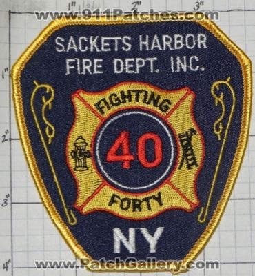 Sackets Harbor Fire Department Inc 40 (New York)
Thanks to swmpside for this picture.
Keywords: dept. inc. forty ny