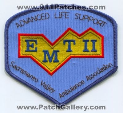 Sacramento Valley Ambulance Association ALS EMT II (California)
Scan By: PatchGallery.com
Keywords: Assn. advanced life support ems 2 emtii