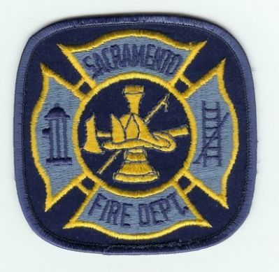 Sacramento Fire Dept
Thanks to PaulsFirePatches.com for this scan.
Keywords: california department