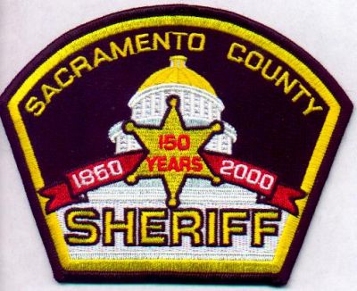 Sacramento County Sheriff 150 Years
Thanks to EmblemAndPatchSales.com for this scan.
Keywords: california
