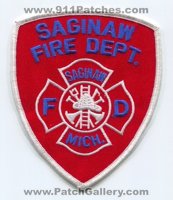 Saginaw Fire Department Patch (Michigan)
Scan By: PatchGallery.com
Keywords: dept. fd