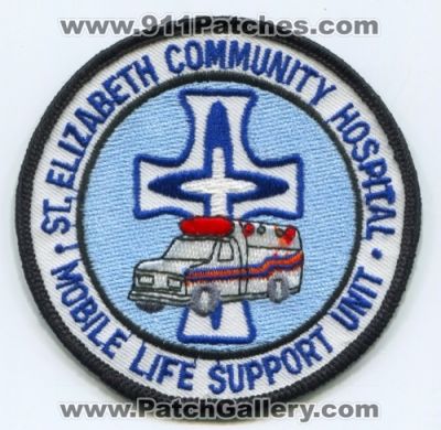 Saint Elizabeth Community Hospital Mobile Life Support Unit (California)
Scan By: PatchGallery.com
Keywords: Ems st.