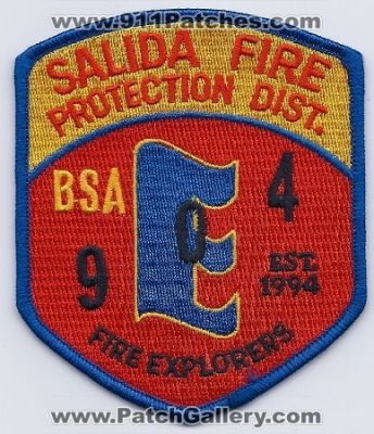 Salida Fire Protection District Fire Explorers (California)
Thanks to Paul Howard for this scan.
Keywords: dist. 904 bsa
