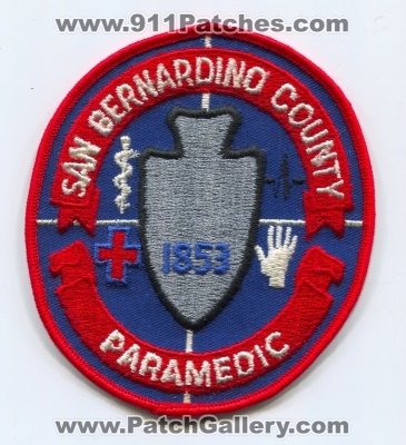San Bernardino County Paramedic (California)
Scan By: PatchGallery.com
Keywords: co. ems