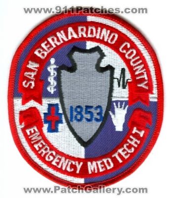 San Bernardino County Emergency Medical Technician I (California)
Scan By: PatchGallery.com
Keywords: emt ems services 1