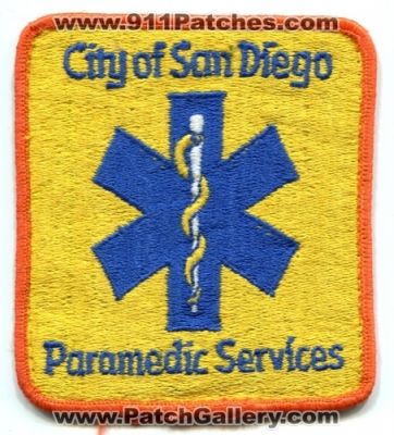 San Diego Paramedic Services EMS Patch (California)
Scan By: PatchGallery.com
Keywords: city of ambulance emt