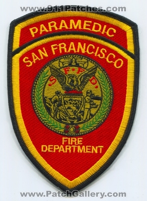 San Francisco Fire Department Paramedic Patch (California)
Scan By: PatchGallery.com
Keywords: dept. sffd s.f.f.d. ems