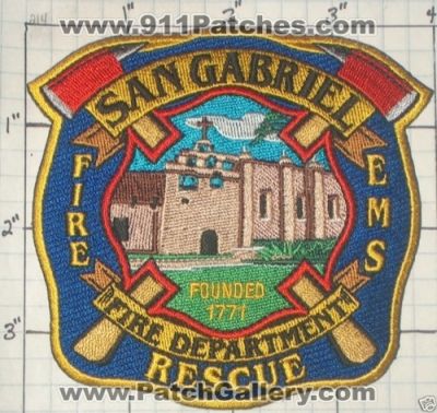 San Gabriel Fire Department (California)
Thanks to swmpside for this picture.
Keywords: dept. ems rescue