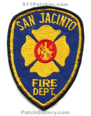 San Jacinto Fire Department Patch (California)
Scan By: PatchGallery.com
Keywords: dept.