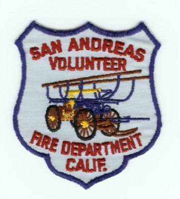 San Andreas Volunteer Fire Department
Thanks to PaulsFirePatches.com for this scan.
Keywords: california