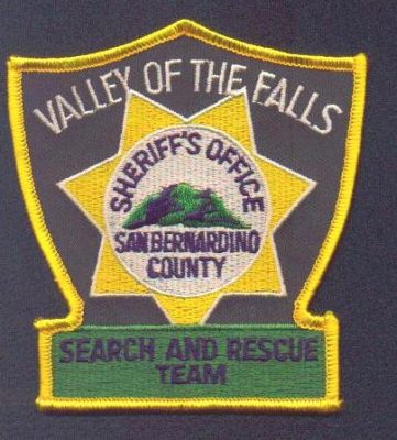 San Bernardino County Sheriff's Office Search and Rescue Team
Thanks to EmblemAndPatchSales.com for this scan.
Keywords: california sheriffs sar