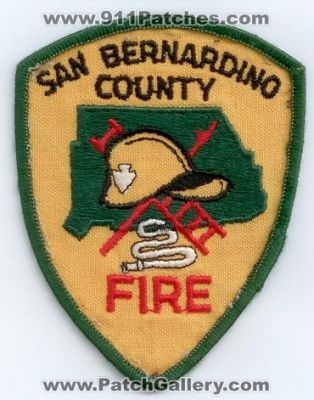 San Bernardino County Fire Department (California)
Thanks to Paul Howard for this scan.
Keywords: dept.