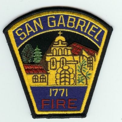 San Gabriel Fire
Thanks to PaulsFirePatches.com for this scan.
Keywords: california