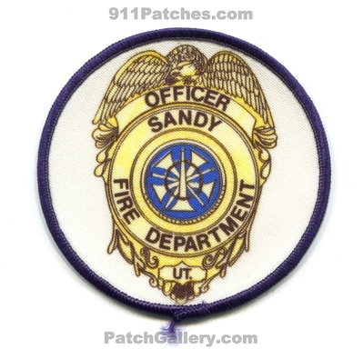 Sandy Fire Department Officer Patch (Utah)
Scan By: PatchGallery.com
Keywords: dept.