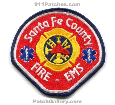 Santa Fe County Fire EMS Department Patch (New Mexico)
Scan By: PatchGallery.com
Keywords: co. dept.