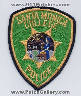 Santa Monica College Police Department (California)
Thanks to PaulsFirePatches.com for this scan. 
Keywords: dept.
