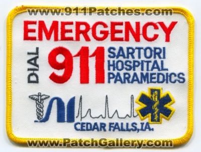 Sartori Hospital Paramedics (Iowa)
Scan By: PatchGallery.com
Keywords: ems emergency dial 911 cedar falls ia.