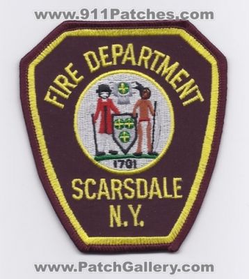 Scarsdale Fire Department (New York)
Thanks to Paul Howard for this scan.
Keywords: dept. n.y.
