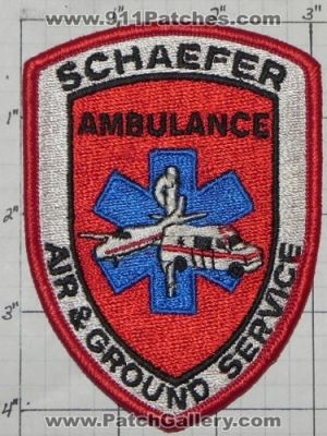 Schaefer Ambulance Air and Ground Service (California)
Thanks to swmpside for this picture.
Keywords: & ems medical