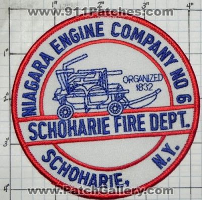 Schoharie Fire Department Niagara Engine Company Number 6 (New York)
Thanks to swmpside for this picture.
Keywords: dept. n.y. #6