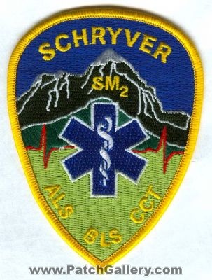 Schryver Medical ALS BLS CCT Ambulance Patch (Colorado) (Defunct)
[b]Scan From: Our Collection[/b]
www.SchryverMedical.com
Keywords: ems emt paramedic sm2