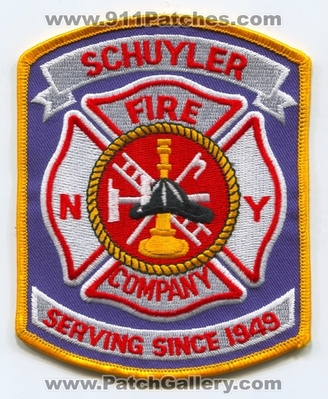 Schuyler Fire Company Patch (New York)
Scan By: PatchGallery.com
Keywords: co. ny department dept.