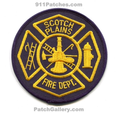 Scotch Plains Fire Department Patch (New Jersey)
Scan By: PatchGallery.com
Keywords: dept.