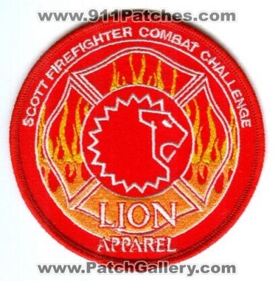 Scott FireFighter Combat Challenge Lion Apparel
Scan By: PatchGallery.com
Keywords: bunker gear