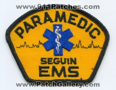 Seguin EMS Paramedic Patch (UNKNOWN STATE)
Scan By: PatchGallery.com
